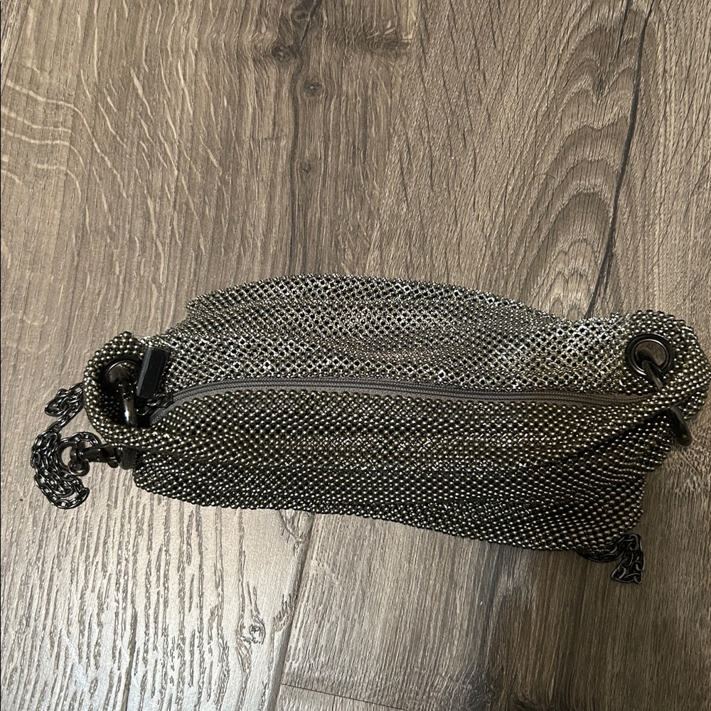 Elegant Black Mesh Bag